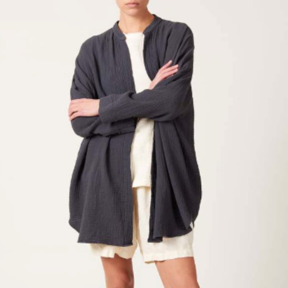 Black Crane Square Shirt